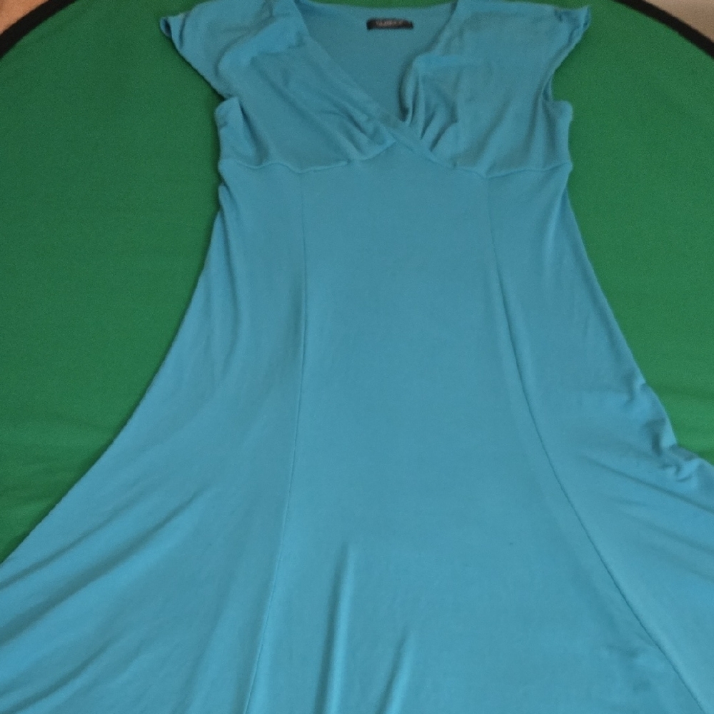 Glamour Turquoise Maxi Dress